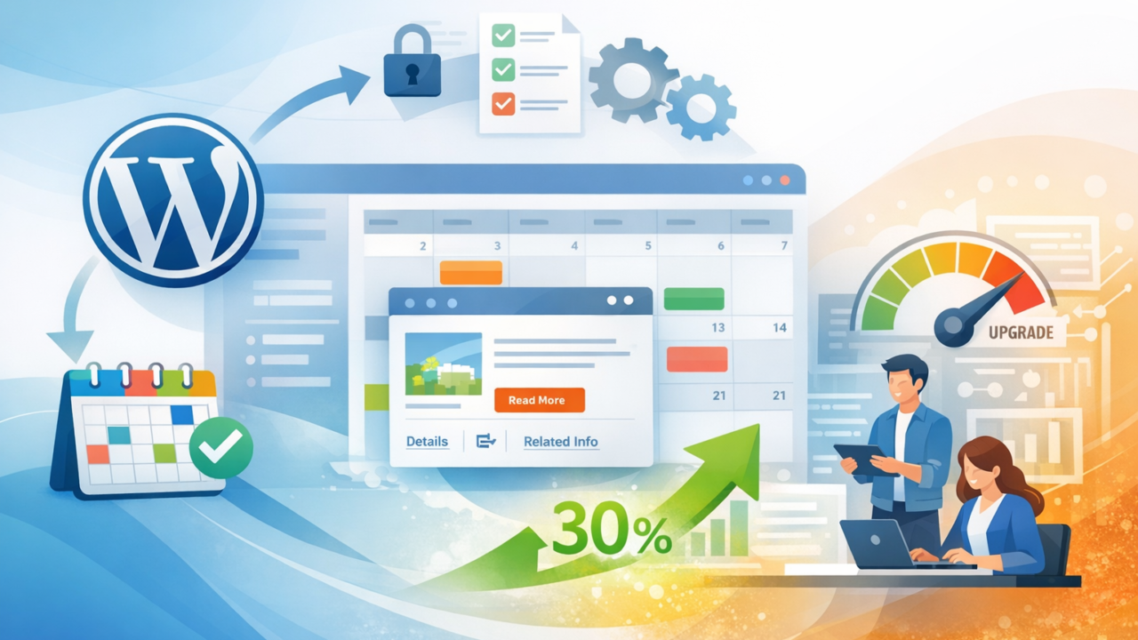 WordPress × FullCalendar
