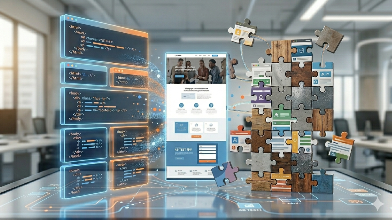 「使い捨て」で終わらせない。運用と成果を見据えたLP実装。